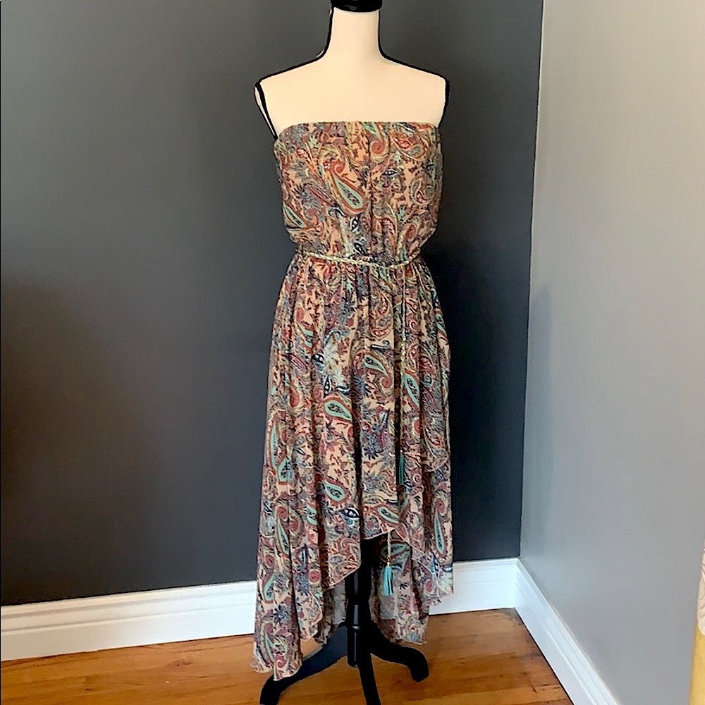 Strapless dress in Size L